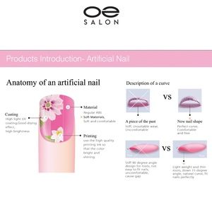 O2 SALON | Accessories | O2 Salon C7 Acrylic 3d Fake Nails 72 Pcs3 Set ...